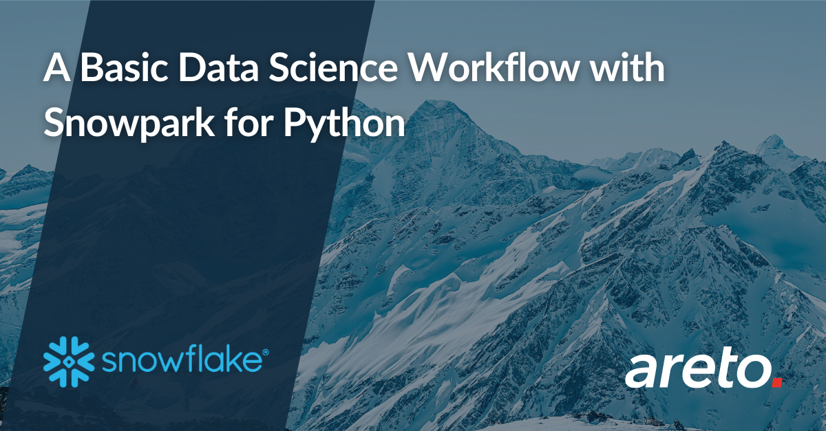 A Basic Data Science Workflow with Snowpark for Python