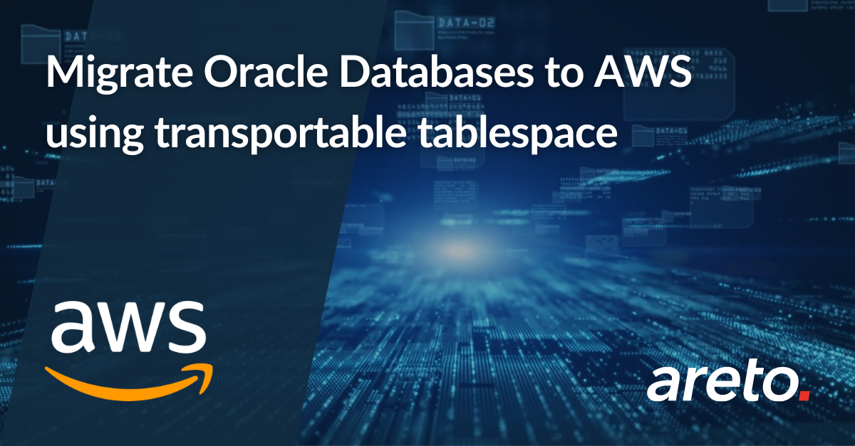 Migrate Oracle Databases to AWS using transportable tablespace