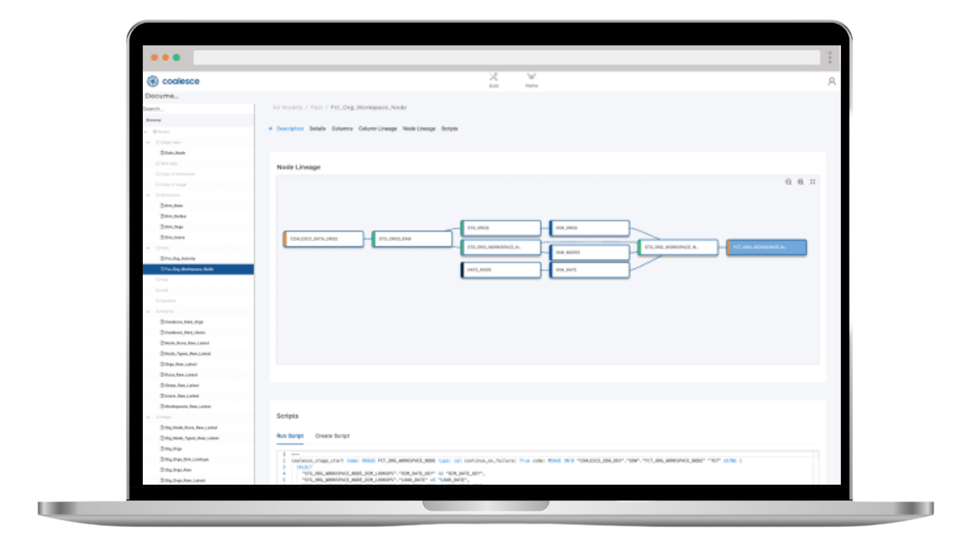 Coalesce Software Interface areto 2