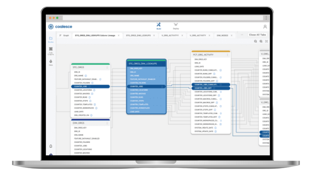 Coalesce Software Interface areto 3