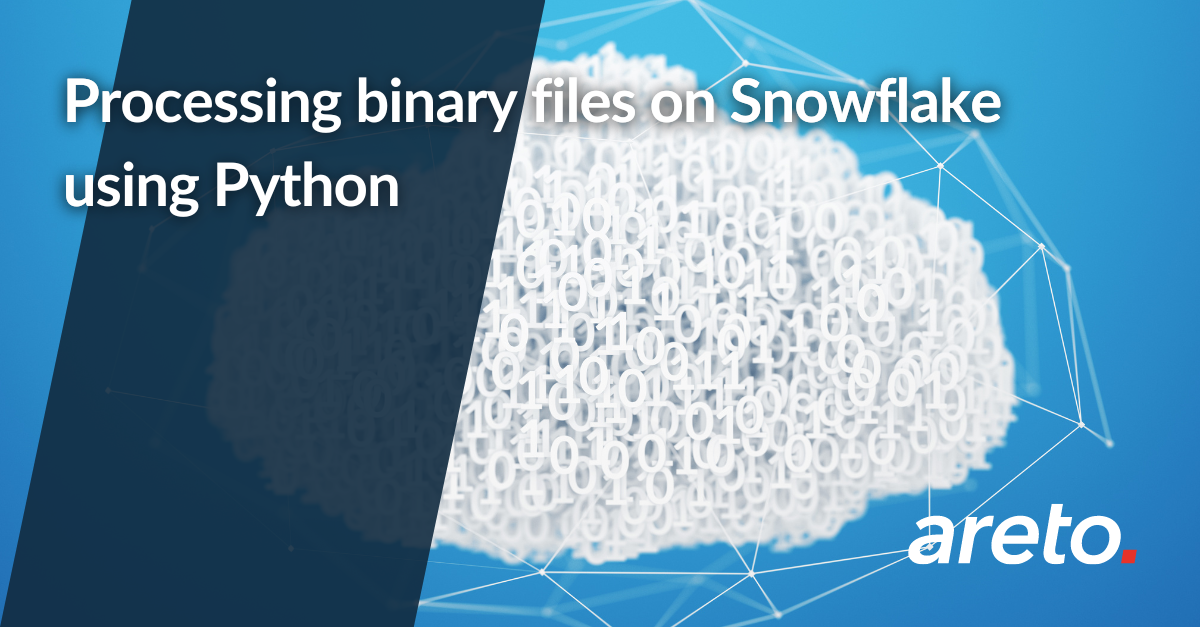 Processing binary files on Snowflake using Python