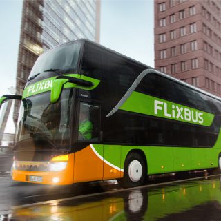 areto Referenz flixbus on the road