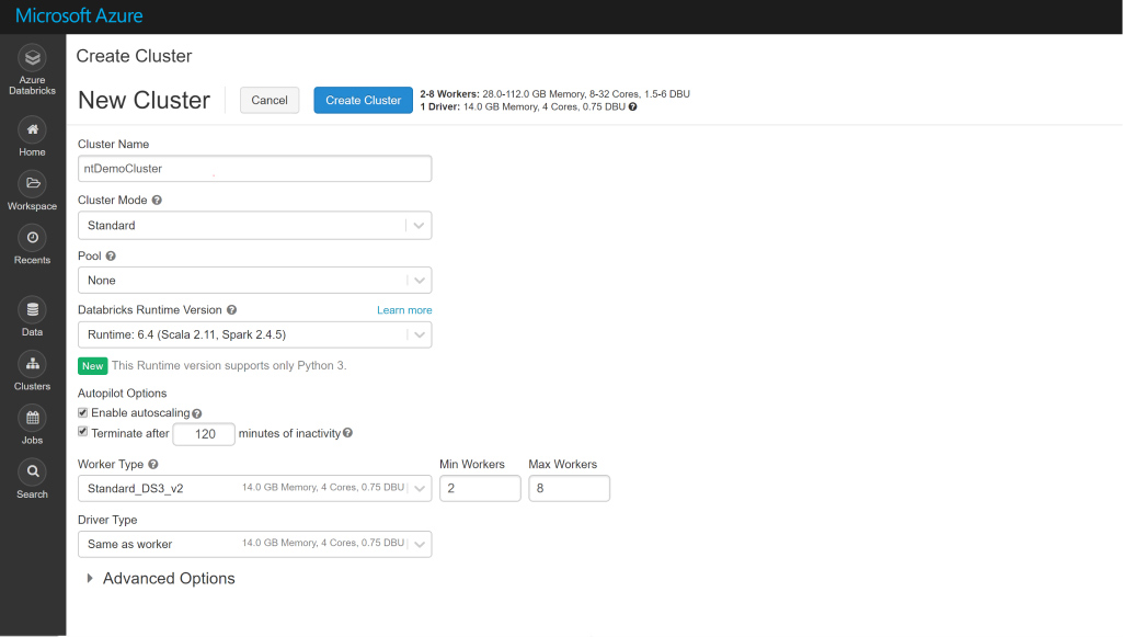 azrue databricks clusters areto Microsoft Partner 2