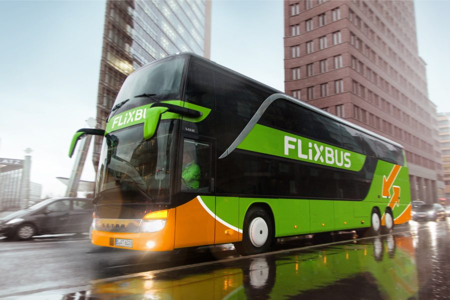 areto Referenz flixbus on the road